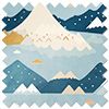 Serene Summit, Frost - Motorised Roman Blind